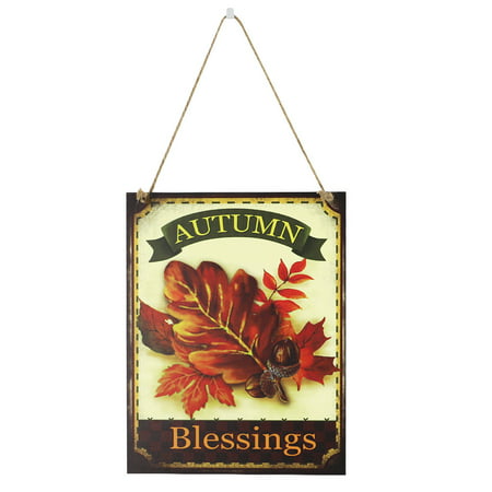 Fall Ornament Welcome Sign Decorative Vintage Wall Hanging Home Garden - Uscallm 2022 Multicolor H#2564-a-H#2564
