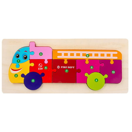Usupdd New Wooden Puzzles 3D Puzzles for Toddlers Animals Puzzles for Kids WLL220810-9335
