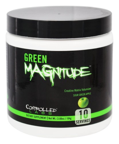 Green MAGnitude - 104g (10 Servings)-Sour Apple Bodybuilding Warehouse Controlled Labs