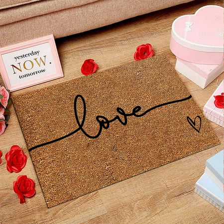 Usupdd Valentine S Day Carpet Love Living Room Bedroom Doormat Holiday Floor Mat Gift Mat Usupdd 220726-2658