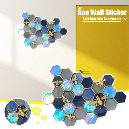 DDgui New Upgraded Sunflower Bee Wall Sticker PVC Self-adhesive Wall Sticker Can Be Removed DDgui LEE220922-2289