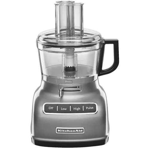 KitchenAid KFP0722CU 7-Cup Food Processor with Exact Slice System - Contour Silver