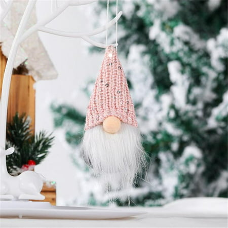 Christmas Decorations Christmas Decoration Knitted Gnomes Doll Pendant Creative Santa Doll