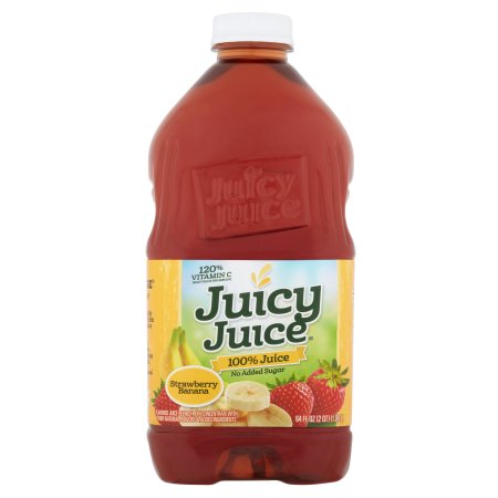 Juicy Juice, 100% Strawberry Banana Juice, 64 Oz (Case of 8)