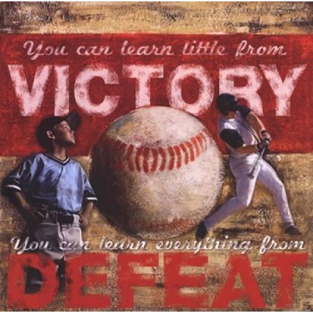 Victory - Baseball Poster Print by Robert Downs (20 X 20)
