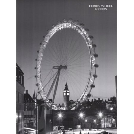Ferris Wheel, London Poster Print (24 X 32)