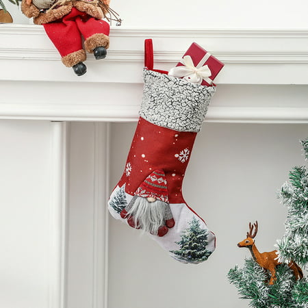Usupdd Christmas Decorations Faceless Doll Socks Gift Bag Christmas Tree Old Man Pendant Gift Bag Usupdd 220804-4875