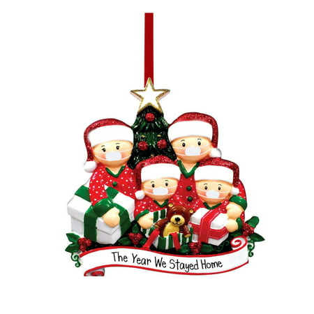 MIANHT Iron Personalized Survived Family of Ornament 2020 Christmas Holiday Decorations - 2022 Iron Personalized Survived N-#7668