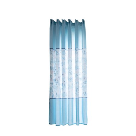 MIANHT Leaves Curtain Tulle Window Treatment Voile Drape Valance 1 Panel Fabric - 2022 Leaves Curtain Tulle O-#7681