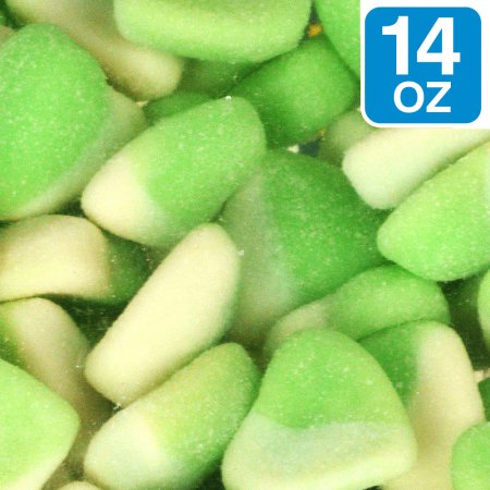 Green Sour Hearts 14 Oz Bag (each) - Party Supplies