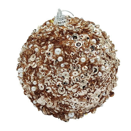 DDgui New Fashion Christmas Pearl Sequins Glitter Baubles Ball Xmas Tree Ornament Decoration 8CM DDgui LAA220927-8775