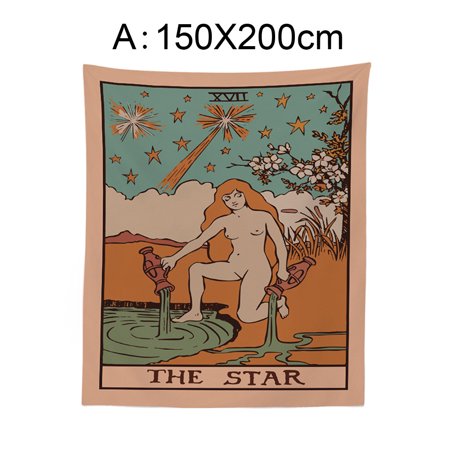 DDgui New Tarot Tapestry the Moon Star Sun Medieval Europe Divination Wall Hanging Hot DDgui WAA220920-5509