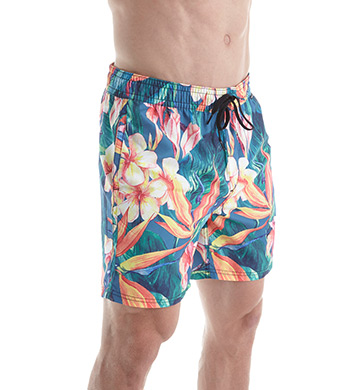 Hurley Mbs5750 Beach Cruiser All Over Print 17 Inch Volley (multi L)