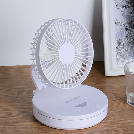 Desktop Shaking Head Fan   Desktop Shaking Head Fan USB Power Supply Mini Fan Automatic Fan Home Office Night Light Dormitory Electric Fan LJZ1G0#9862