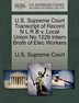 U.s. Supreme Court Transcript of Record N L R B V. Local Union No 1229 Intern Broth of Elec Workers Paperback | Indigo Chapters