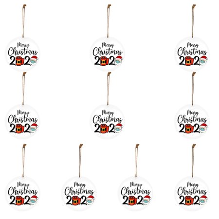 2020 Christmas Ornaments Friends Gift Holiday Decor Tree Decorate A18-Z#8775 2022 Newest 2020 Christmas Ornaments