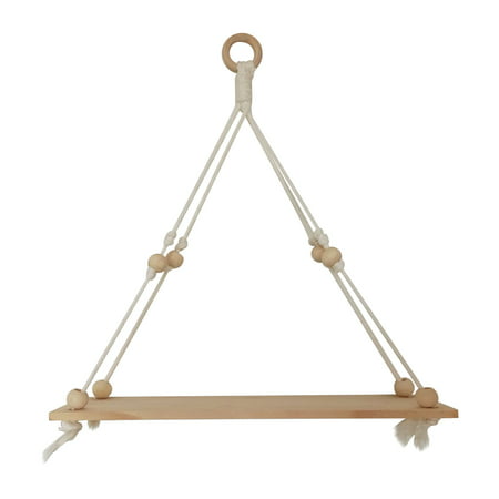 Miximx Cotton Rope Decorative Rack Wall Wooden Frame Crafts Display Rack - Gifts Ltz MiximxCotton Rope Decorative a-a#4542