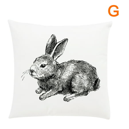 Easter Day Pillow Cover Sofa Cover Cushion Cover Custom Home Decoration 08HWC15A#4742 2022 the Hot Easter Day Pillow