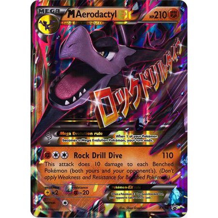 Pokemon Promo Mega Aerodactyl-ex Xy98 Oversized