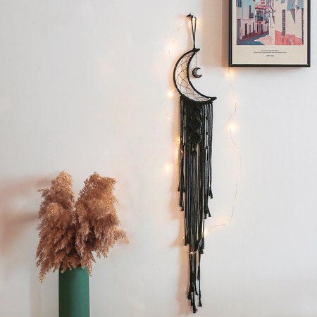 DDgui New Upgraded Feather Hanging with Star Home Decoration Ornament Festival Gift (Moon&Star) DDgui LCC220922-4888