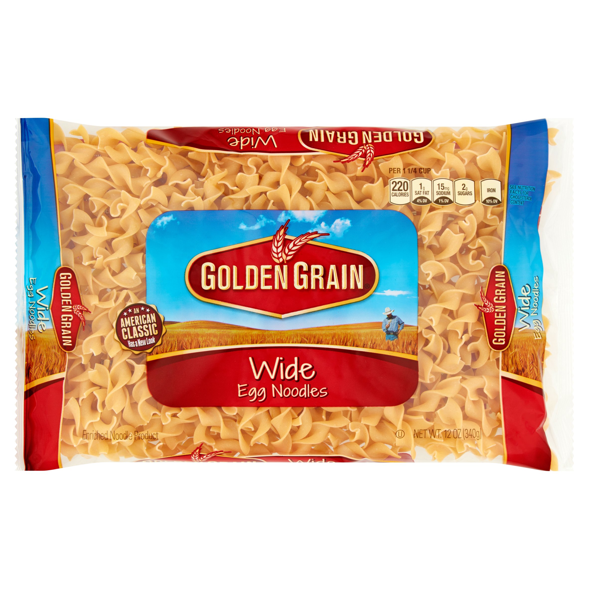 Golden Grain Pasta Egg Noodle Wide Egg Bag - 12 Oz