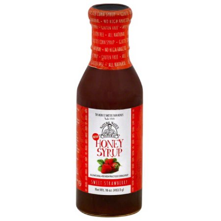 Nature Nate's Natural Sweet Strawberry Honey Syrup, 16 Oz, (pack of 6)