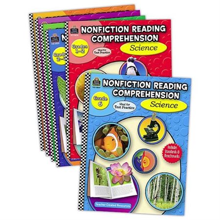 Teacher Created Resources 9862 Nonfiction Reading Comprehension Science Set - 6 Books