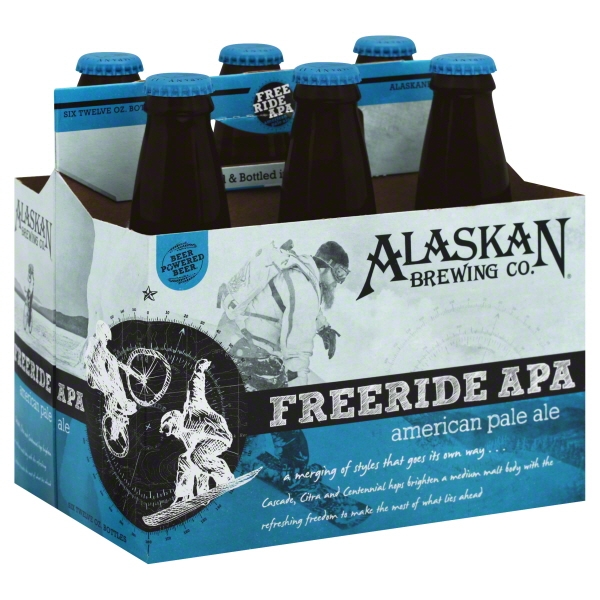 Alaskan Freeride American Pale Ale, 6 Pack, 12 Fl Oz