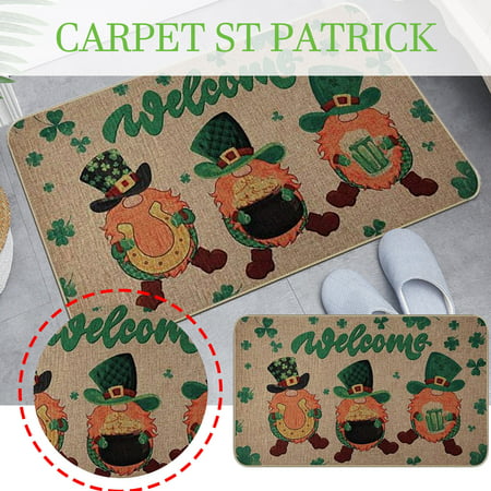 2022 Newest Saint Patrick Day Welcome Doormats Home Carpets Decor Carpet Living Room Carpet LJ-C#32218 Saint Patrick Day