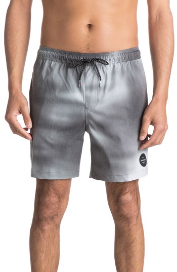 Men's Quiksilver Haze Volley Shorts, Size X-Large - Black