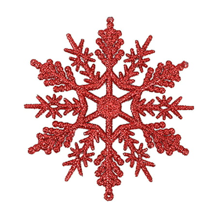 MIANHT 24pc Snowflake Christmas Decoration Christmas Tree Decorations Venue Program Pendant（7.5cm） - 2022 24pc Snowflake Christmas L-#6331