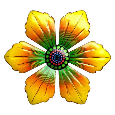 DDgui New Upgraded Metal Flower Colorful Art Wall Sculptures for Home Outdoor Indoor Decoration DDgui WDD220921-5104