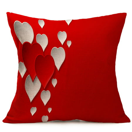 DDgui New Upgraded Lovers Painting Linen Cushion Cover Throw Waist Pillow Case Sofa Home Decor E DDgui WAA220921-6781