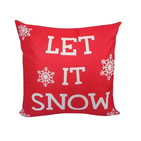 MIANHT 1 Piece Set Christmas Cotton Linen Decorative Pillow Cover Sofa Patio Cover - 2022 1 Piece Set a-#14838 2022