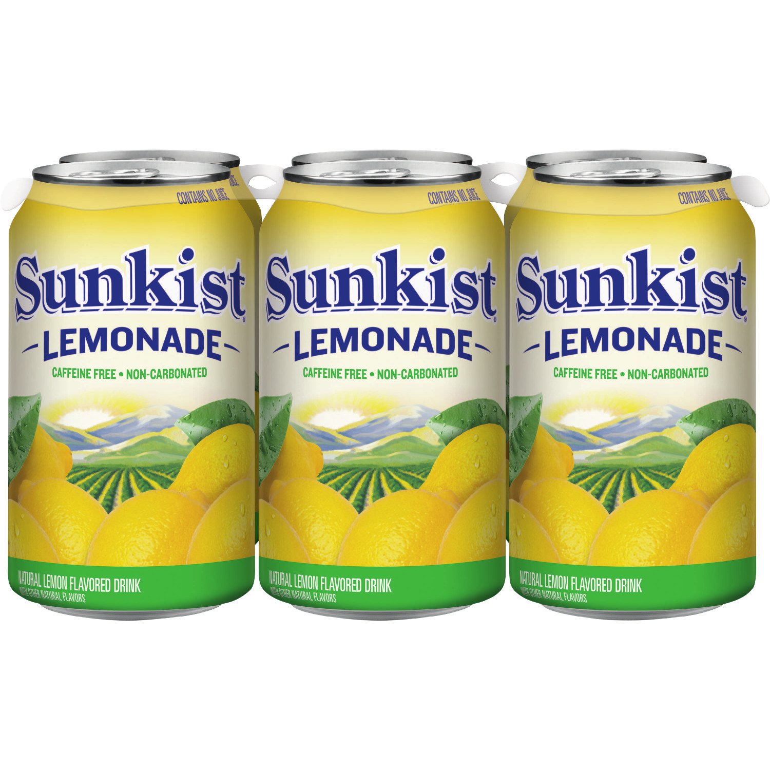 Sunkist Lemonade Soda, 12 Fl. Oz., 6 Count