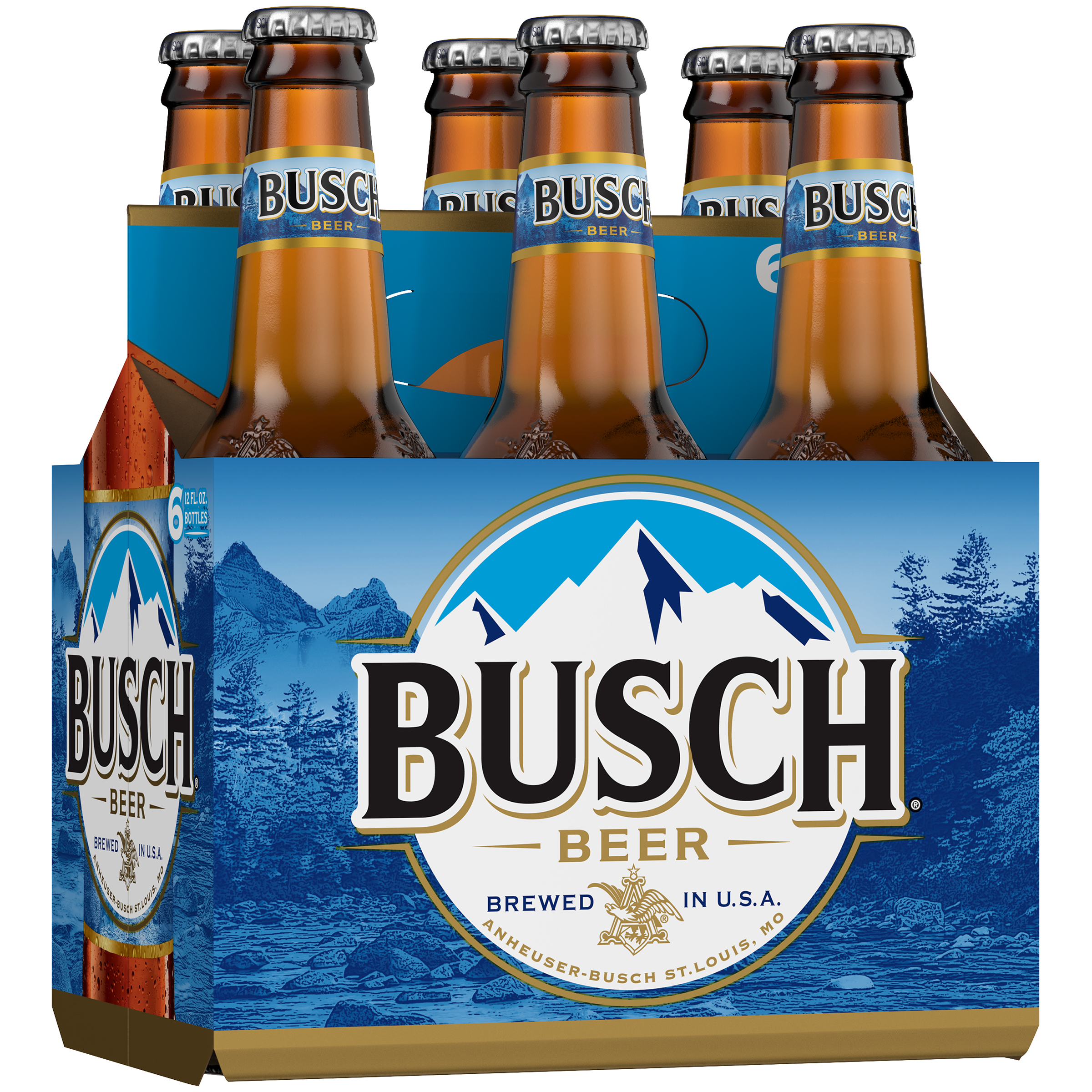 Busch® Beer, 6 Pack 12 Fl. Oz. Bottles