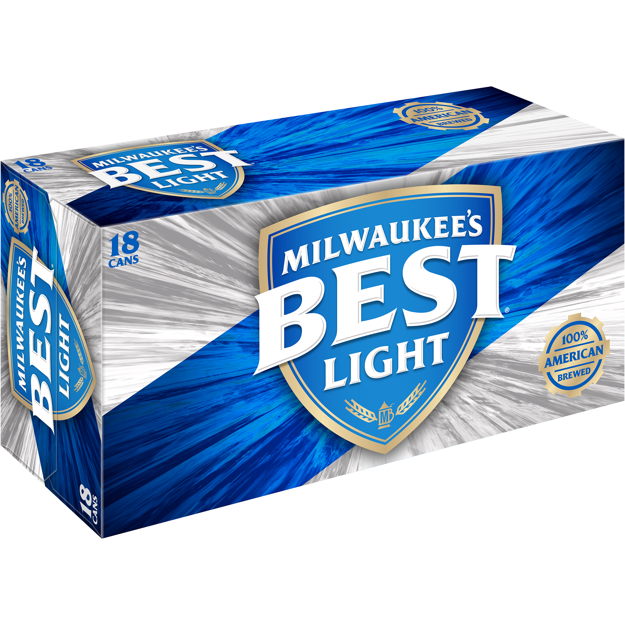 Milwaukee's Best Light Beer, American Lager, 18 Pack Light Beer, 12 Fl. Oz. Cans, 4.1% ABV