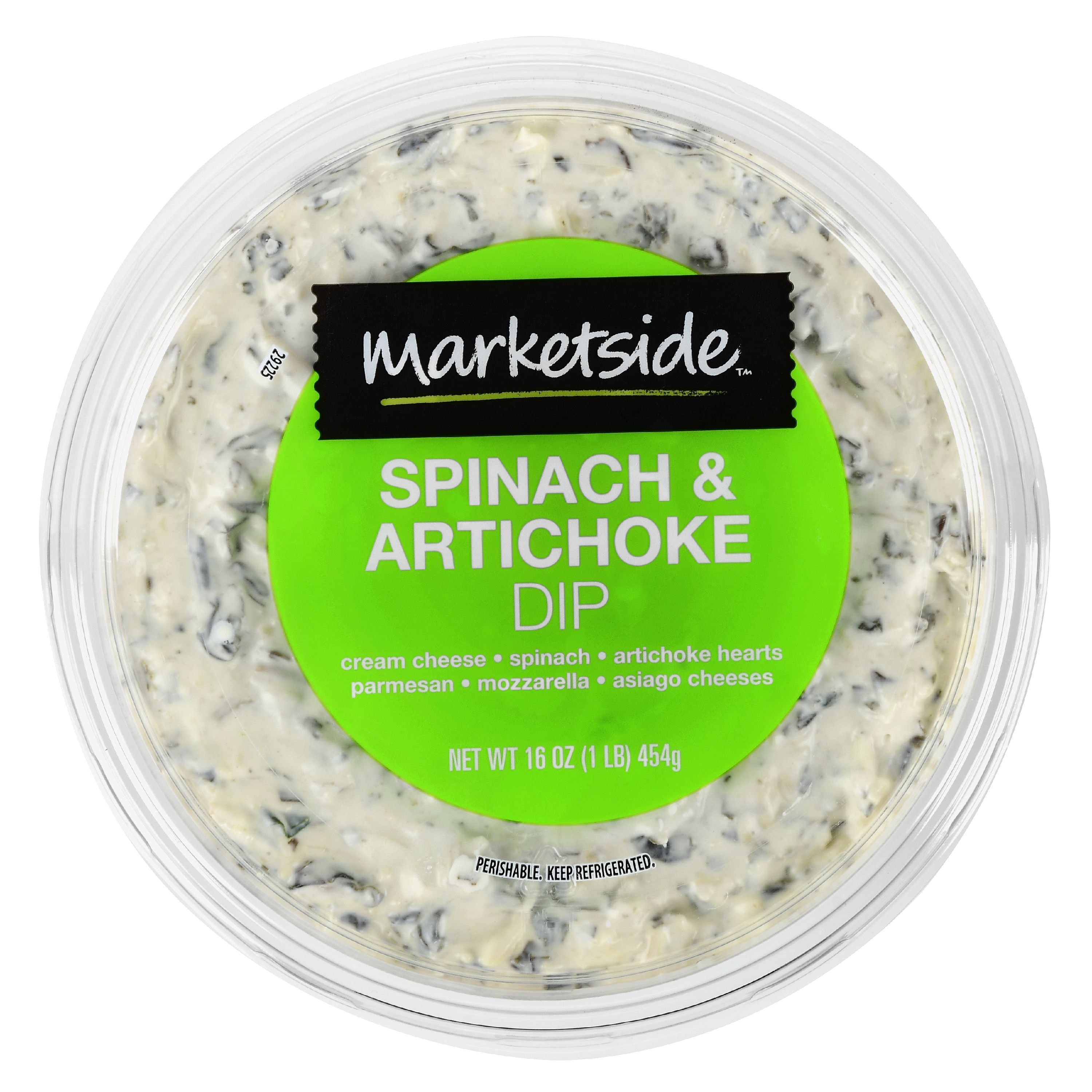 Marketside Spinach & Artichoke Dip, 16 Oz Image