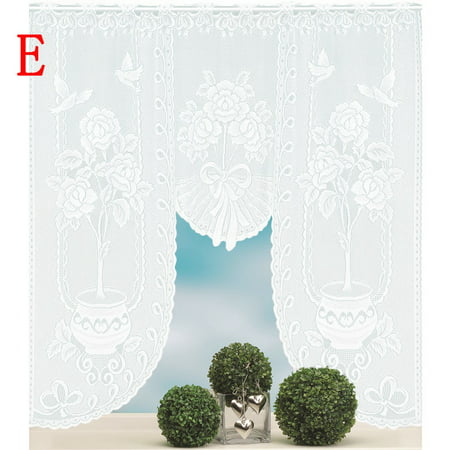 Usupdd 2202 New Vintage Style Lace Coffee Curtain Kitchen Curtain Vintage Style Window Scarf WBB220816-9253