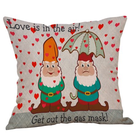 Usupdd New Valentine S Ornaments Faceless Doll Pillow Covers Santa Claus Pattern Pillowcase Usupdd WBB220817-6505
