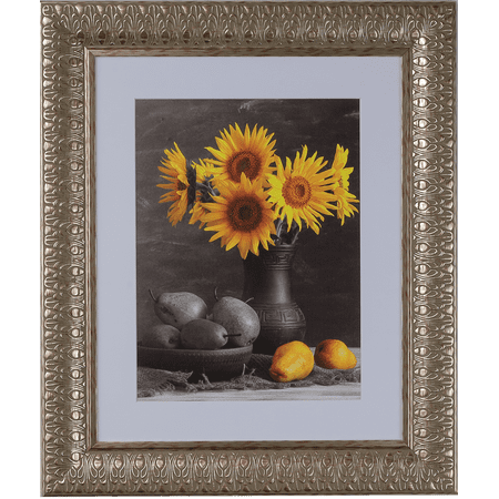 3  Polystyrene Decorative Picture Frame by WholesaleArtsFrames-com 16x22 2518 Series - Brushed Red & Silver - Made in USA