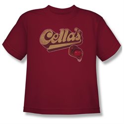 Tootsie Roll Chocolate Candy Cella's Cherries Logo Vintage Style Youth T-shirt