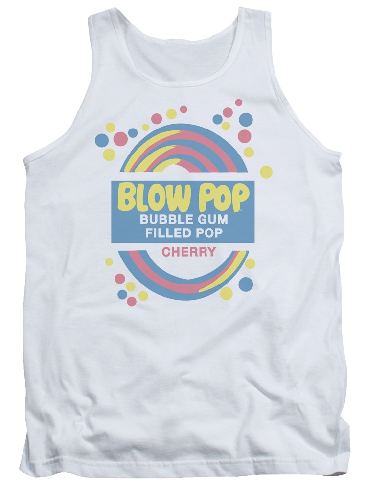 Tootsie Roll Blow Pop Label Mens Tank Top Shirt