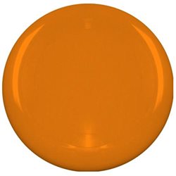 10 Flying Frisbee Style Hard Plastic Disc -orange (case Pack of 100) Promo Item Your Logo Here