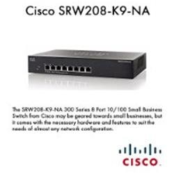 Cisco Sf300 08 Layer 3 Switch 8 Ports Manageable 8 X Rj 45 10 100base Tx
