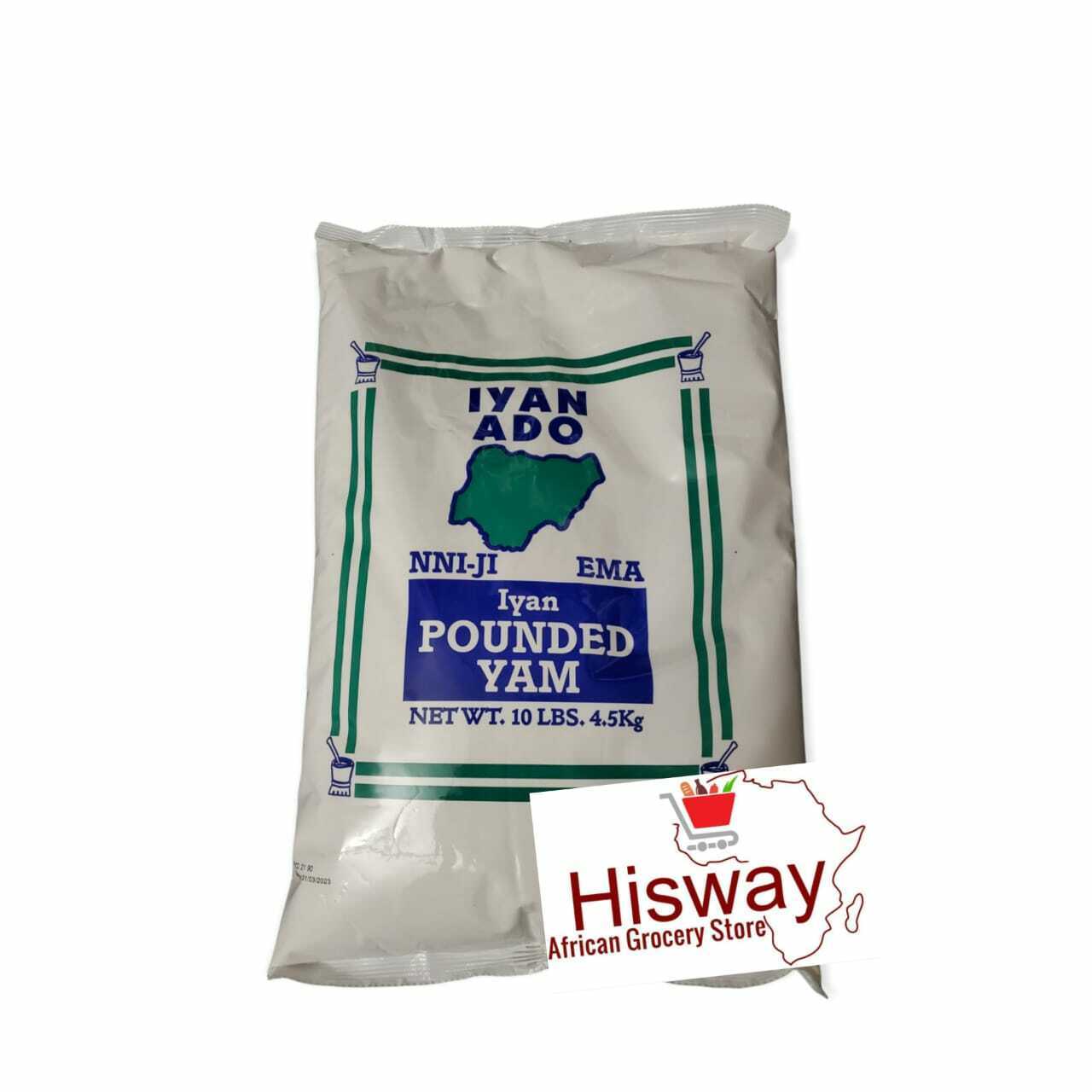 Diet info for Iyan Ado Iyan Pounded Yam - Spoonful