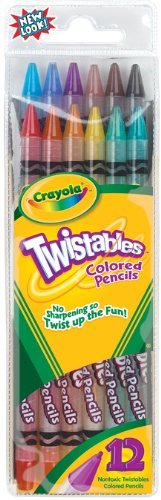 Crayola Twistable Colored Pencils  12 Count