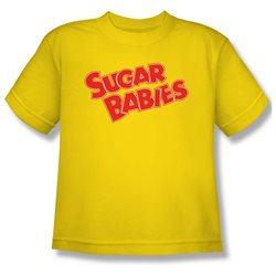 Tootsie Roll Chocolate Caramel Sugar Babies Candy Vintage Style Youth T-shirt
