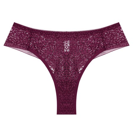Gibobby Barely There Bras for Women 4742 Women Lace Boyshort Sexy Flower Panties Low Rise Underwear Ladies Comfortable