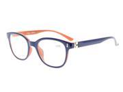 Eyekepper Readers Men Women Unique 180 Degree Spring Hinges Eyeglasses Blue+1.0
